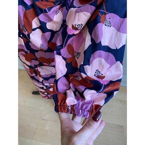 DONNA Morgan Women Floral Belted Dress BNWOT Sz 10 New - Picture 4 of 6